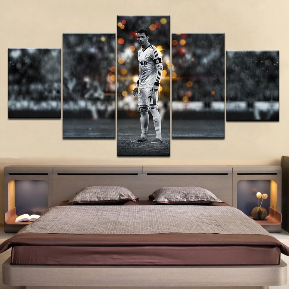 CR7 Cristiano Ronaldo Fabric  Sport Canvas Wall Art