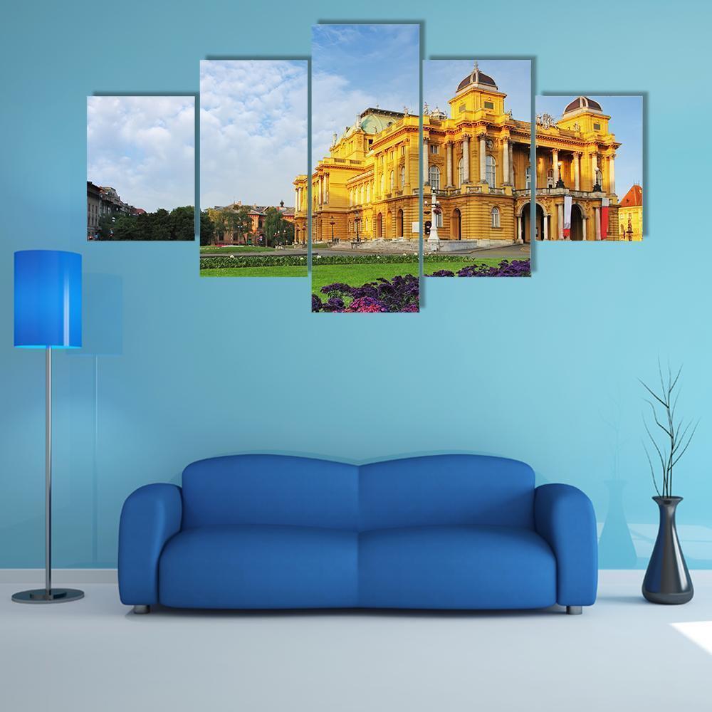 Croatian National Theater Nature Canvas Wall Art