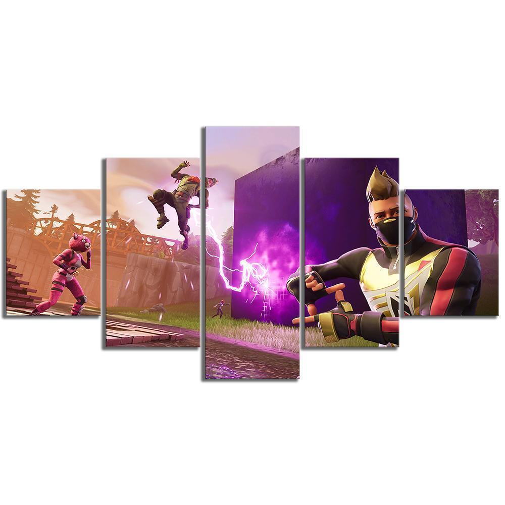 Cube Drift Rex Fortnite Gaming Canvas Wall Art