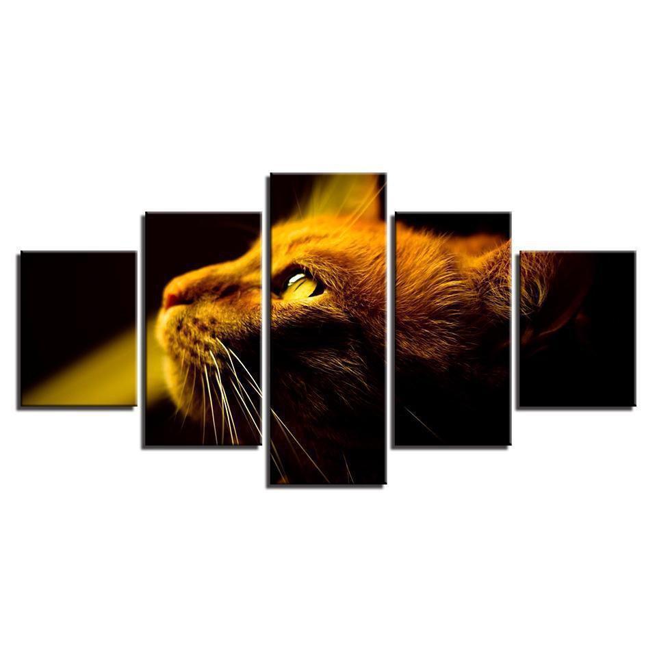 Cute Cat Animal Canvas Wall Art