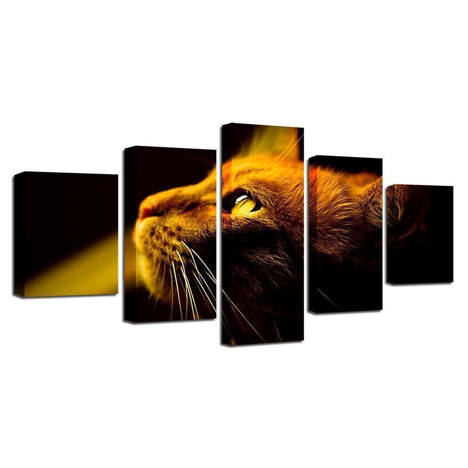 Cute Cat Animal Canvas Wall Art