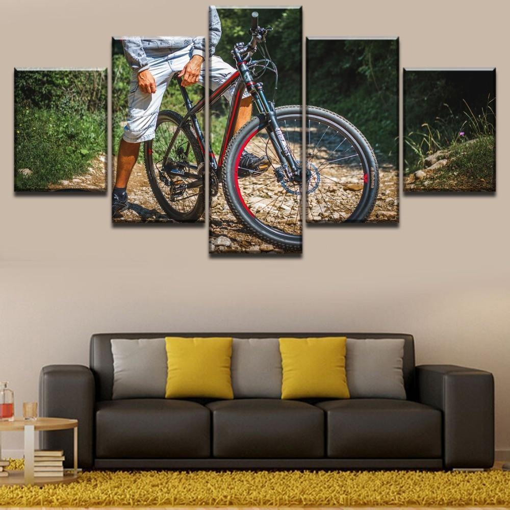 Cycling  Sport Canvas Wall Art