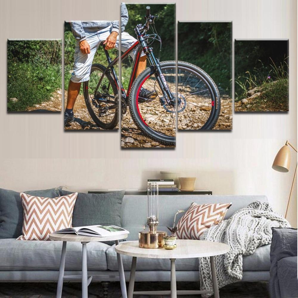 Cycling  Sport Canvas Wall Art