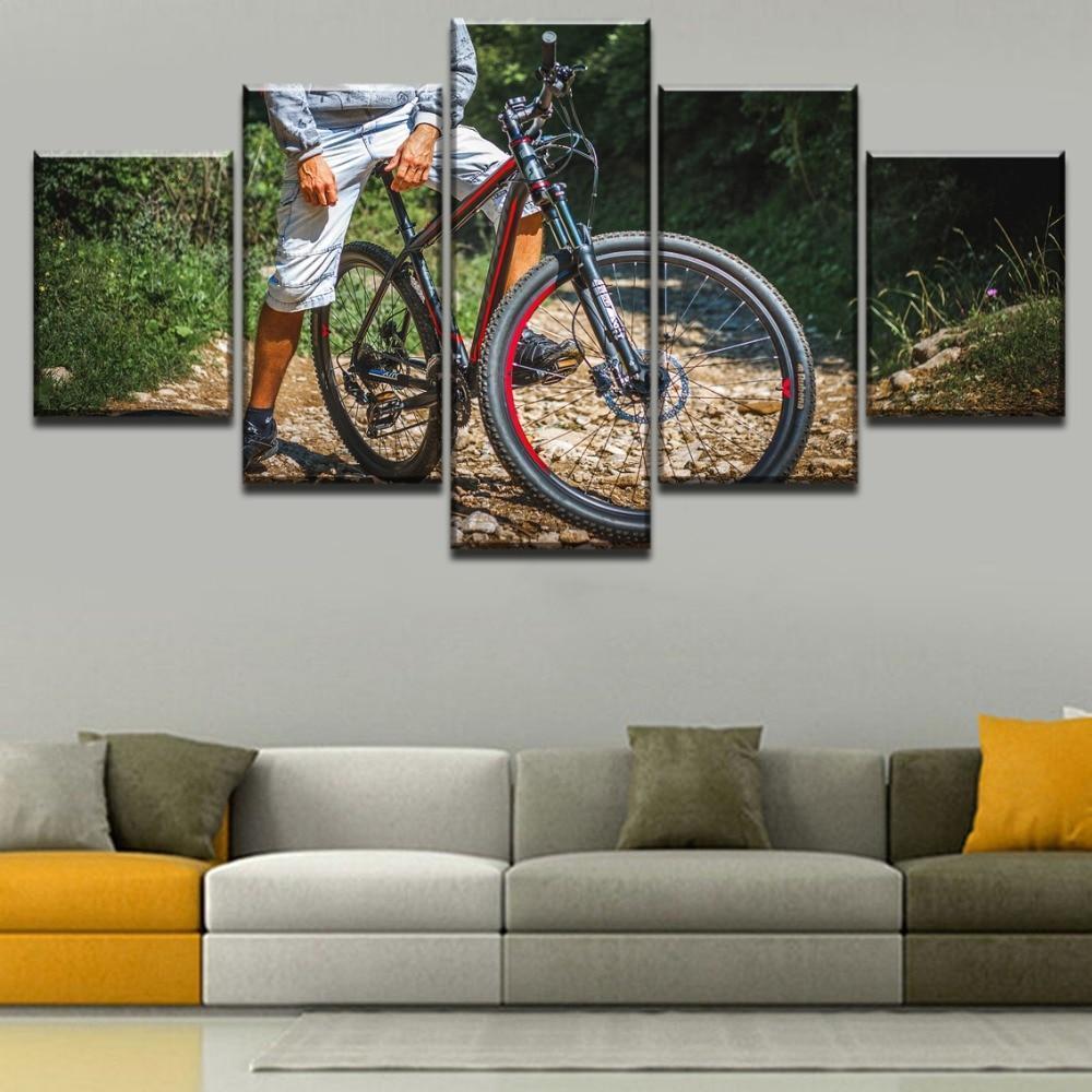 Cycling  Sport Canvas Wall Art