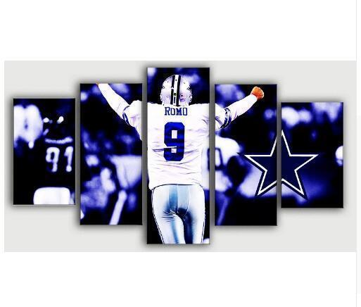 Dallas Cowboys Star Tony Romo  Football Canvas Wall Art