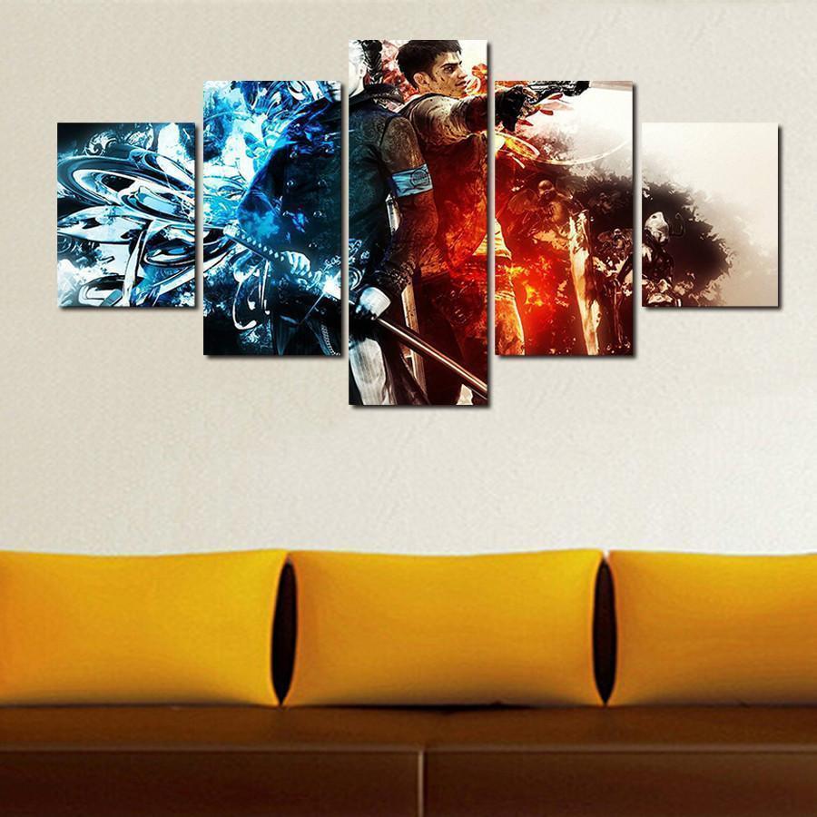 Dante And Vergil Movie Canvas Wall Art