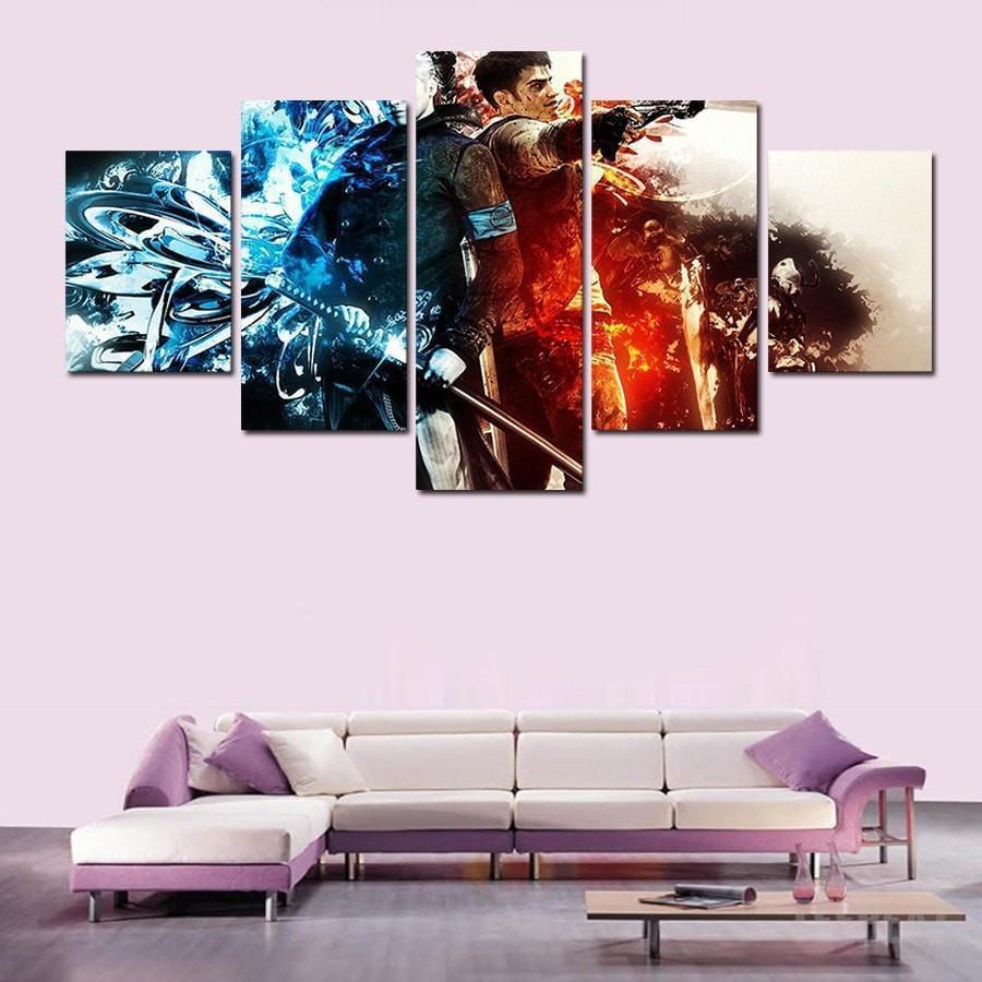 Dante And Vergil Movie Canvas Wall Art