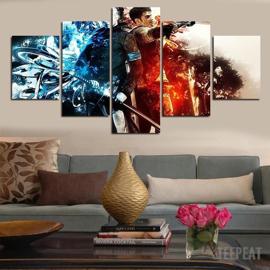 Dante And Vergil Movie Canvas Wall Art
