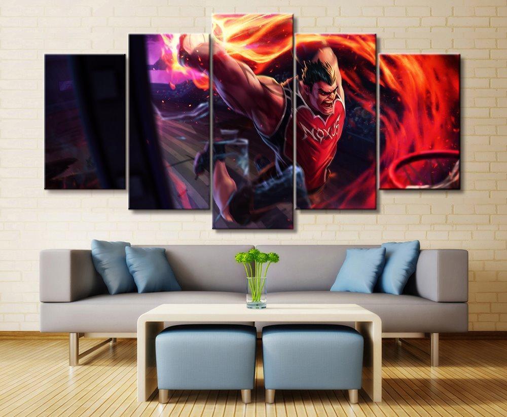 LOL League Of Legends Darius 3 Game Canvas Wall Art
