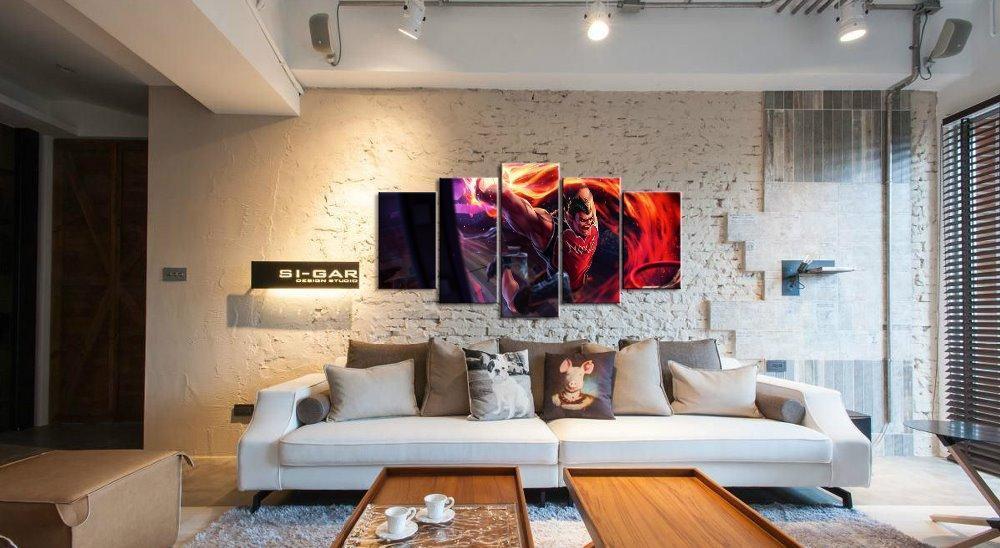 LOL League Of Legends Darius 3 Game Canvas Wall Art