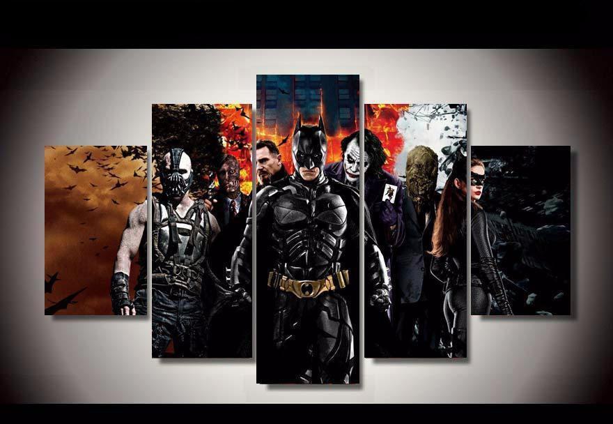 Dark Knight: Characters DC Canvas Wall Art
