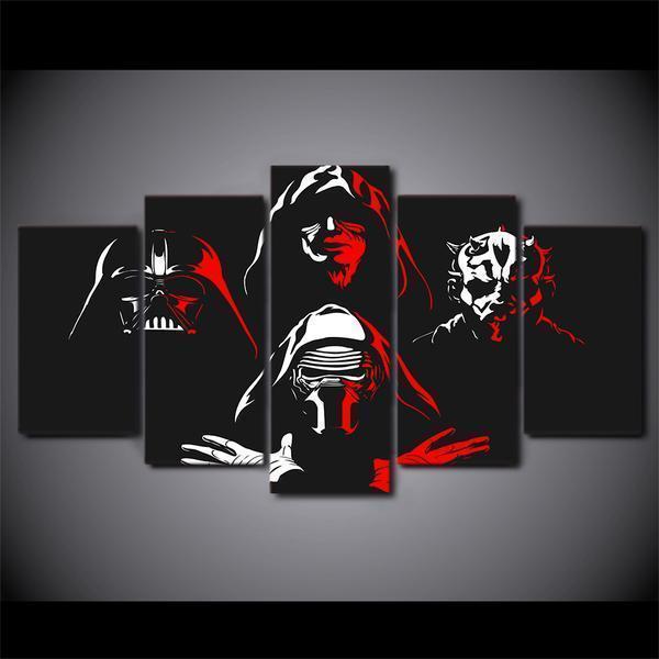 Darth Vader Maul Star Wars Movie Movie Canvas Wall Art