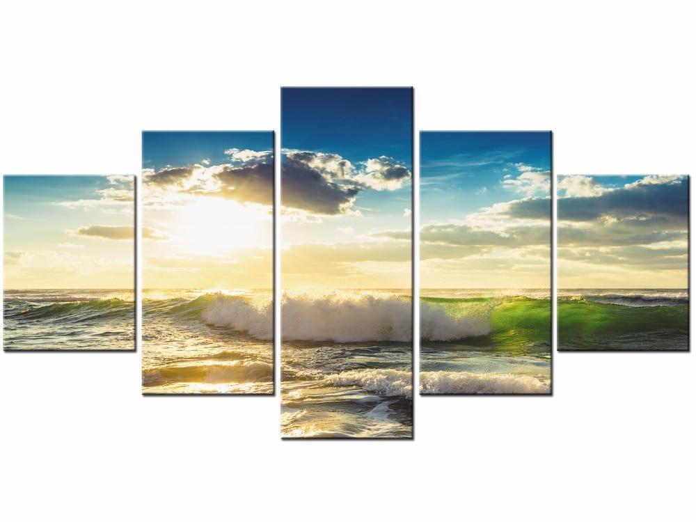 Dawn In Meadow Canvas Wall Art