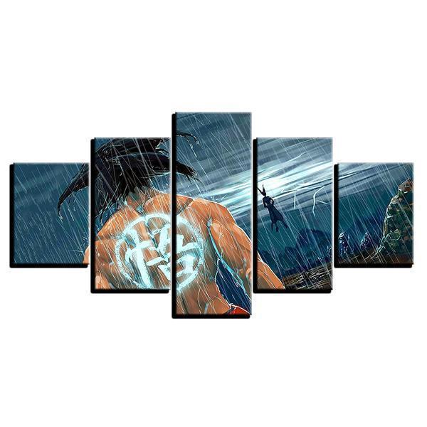 Dbz Super Beerus Vs Goku Anime Canvas Wall Art