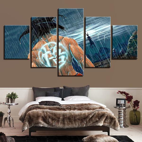 Dbz Super Beerus Vs Goku Anime Canvas Wall Art