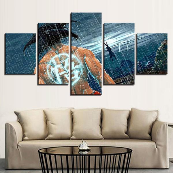 Dbz Super Beerus Vs Goku Anime Canvas Wall Art