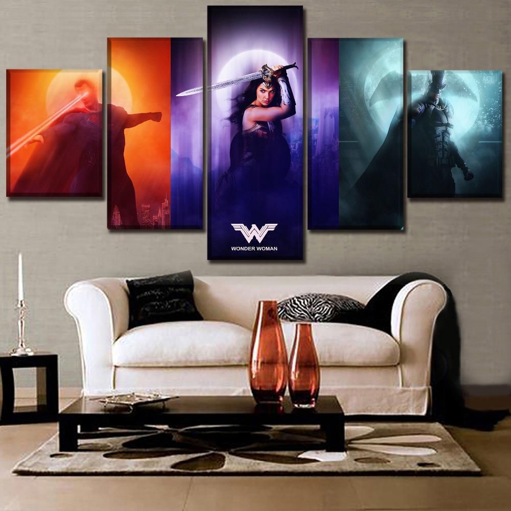 DC Wonder Woman Canvas Wall Art