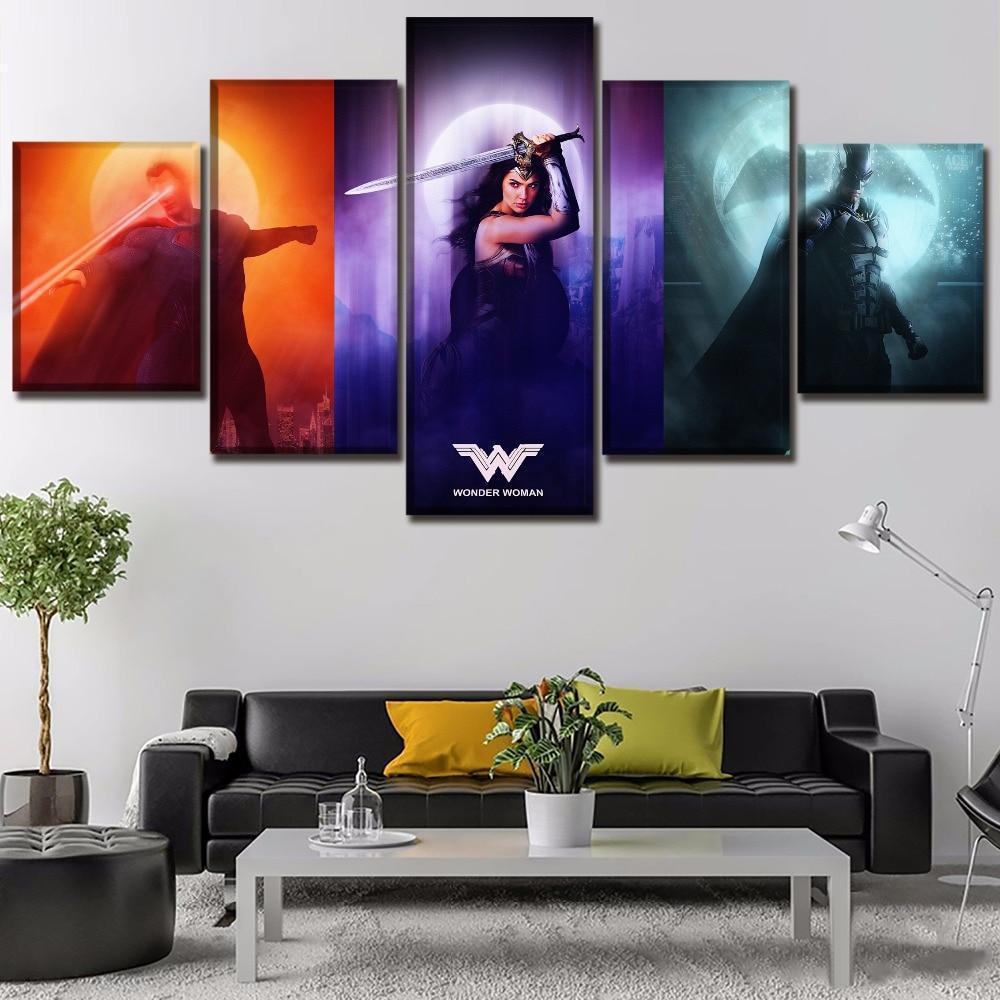 DC Wonder Woman Canvas Wall Art