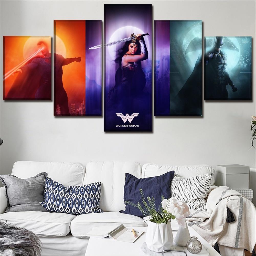 DC Wonder Woman Canvas Wall Art