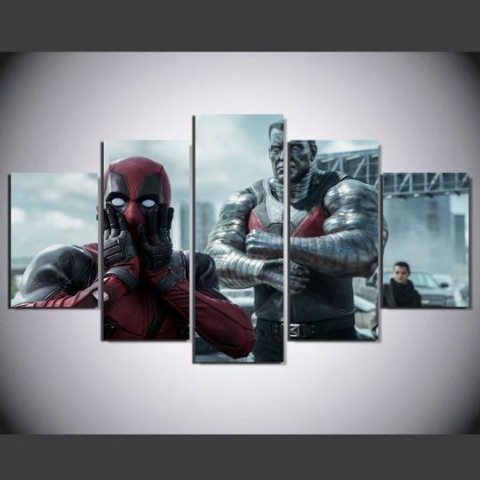 Deadpool Colossus Marvel Canvas Wall Art