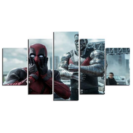 Deadpool Colossus Marvel Canvas Wall Art