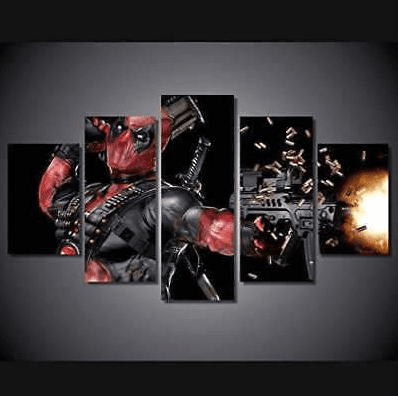 Deadpool Hero Movie Marvel Canvas Wall Art