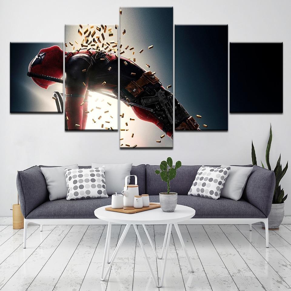 Deadpool Movie Poster Marvel Canvas Wall Art