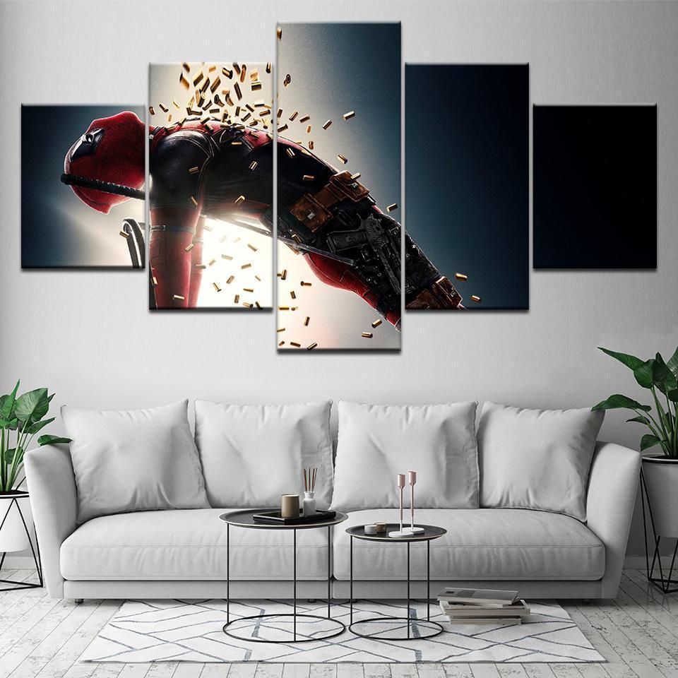 Deadpool Movie Poster Marvel Canvas Wall Art