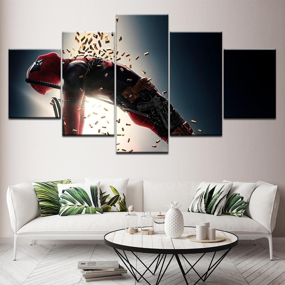 Deadpool Movie Poster Marvel Canvas Wall Art