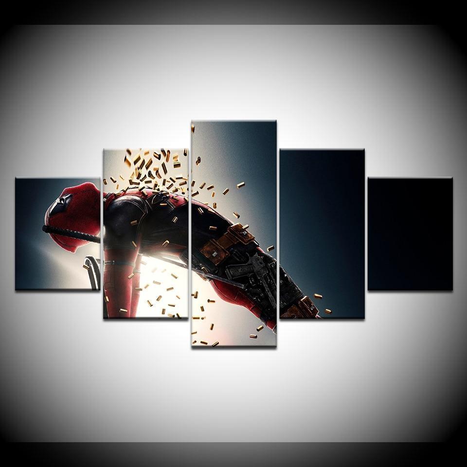 Deadpool Movie Poster Marvel Canvas Wall Art