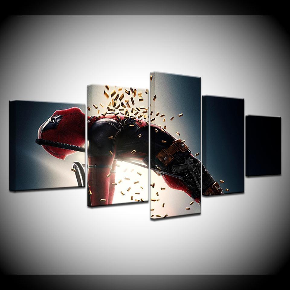 Deadpool Movie Poster Marvel Canvas Wall Art