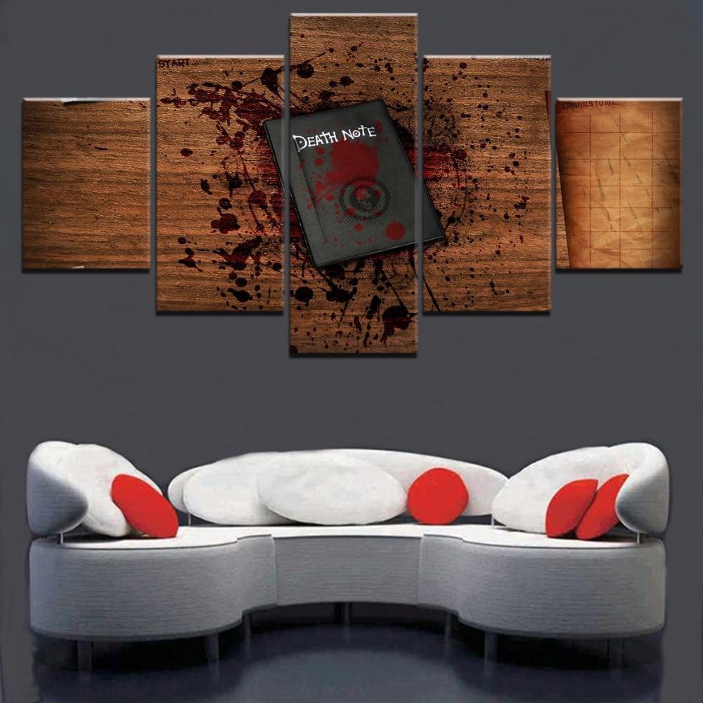 Death Note Anime Canvas Wall Art