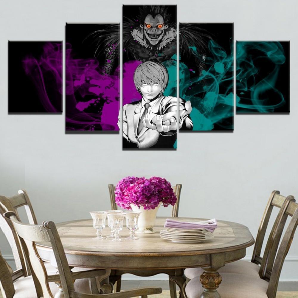 Death Note Kira And Ryuk 1 Anime Canvas Wall Art