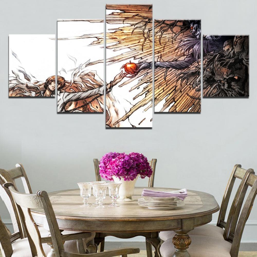 Death Note Kira And Ryuk 2 Anime Canvas Wall Art