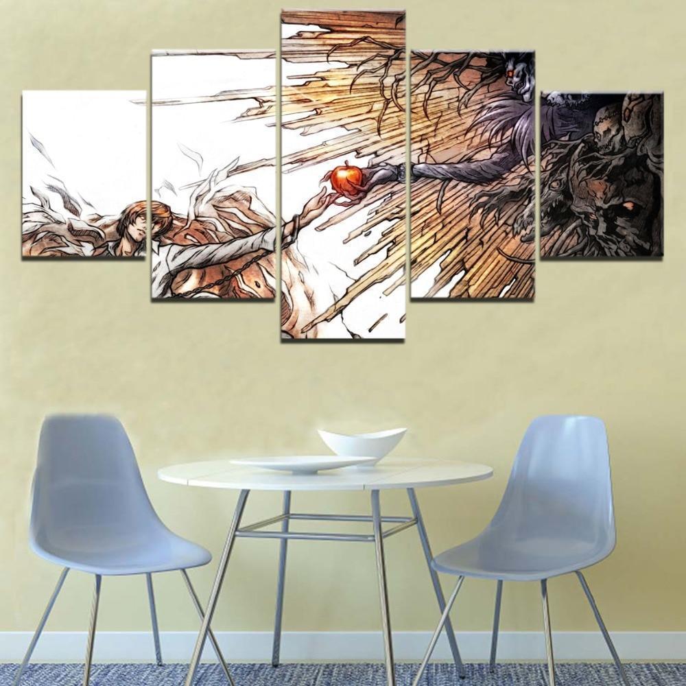 Death Note Kira And Ryuk 2 Anime Canvas Wall Art