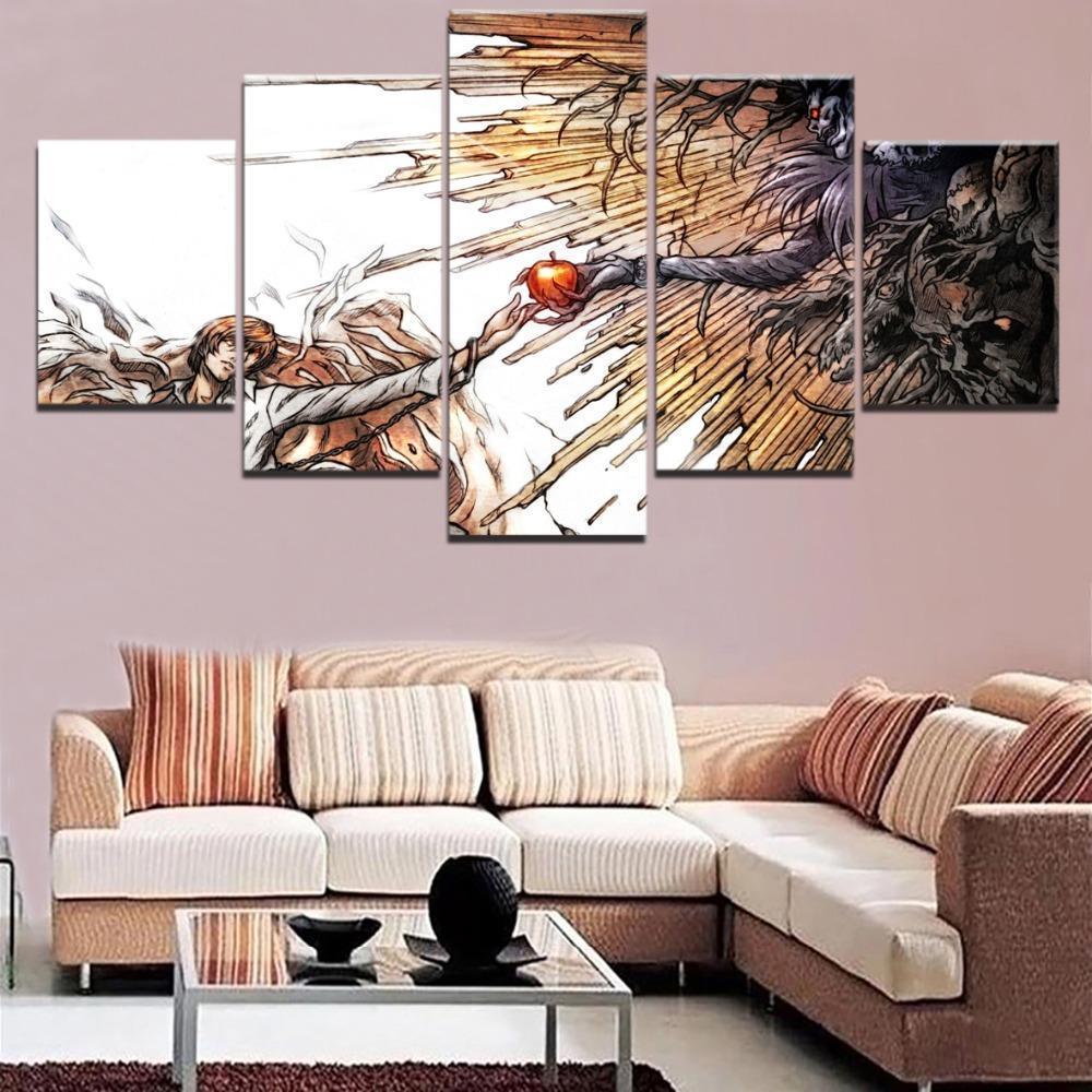 Death Note Kira And Ryuk 2 Anime Canvas Wall Art