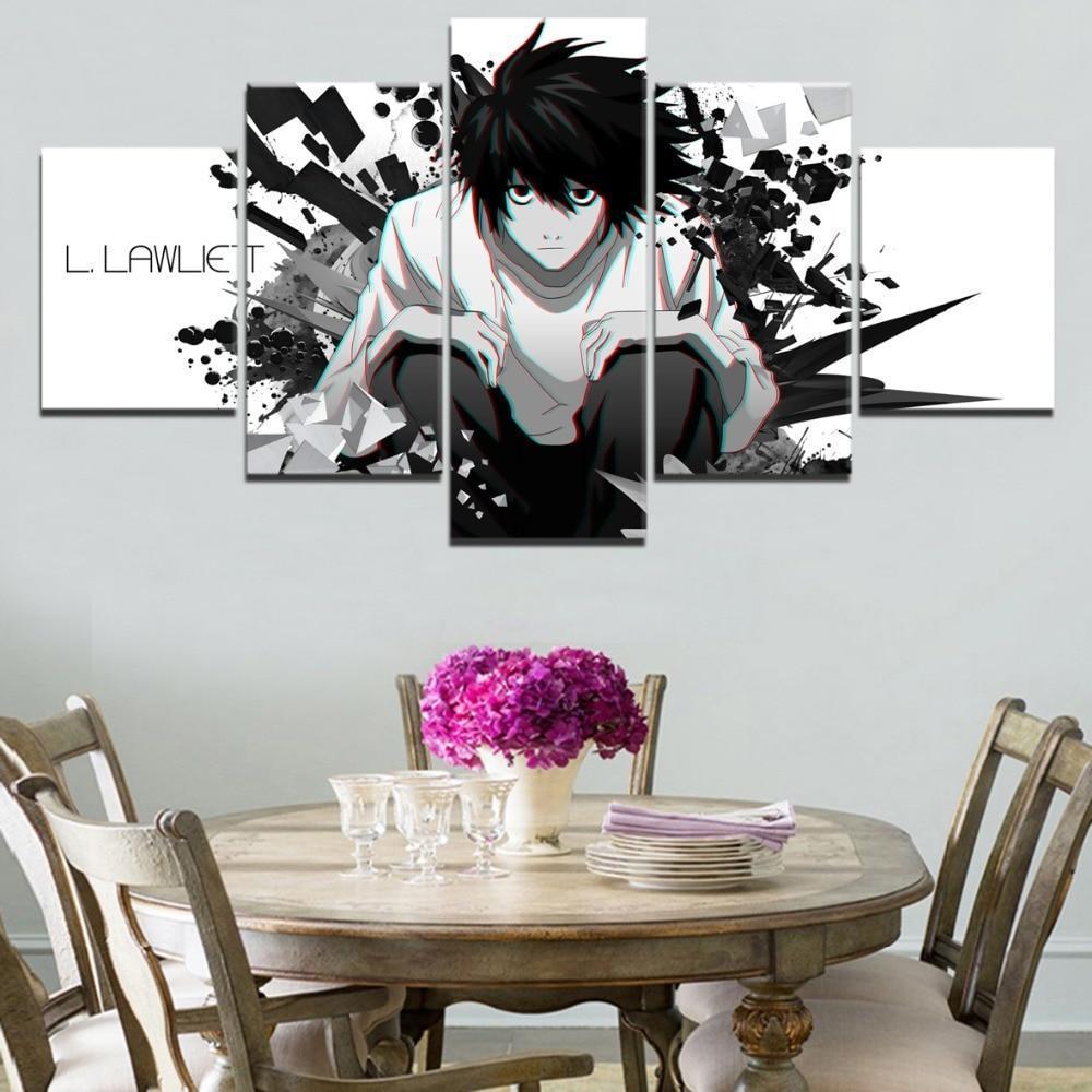 Death Note L Lawliet 2 Anime Canvas Wall Art