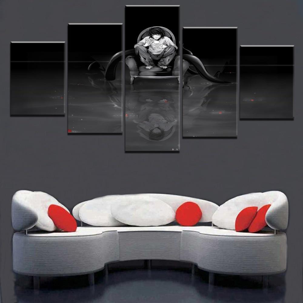 Death Note L Lawliet 3 Anime Canvas Wall Art