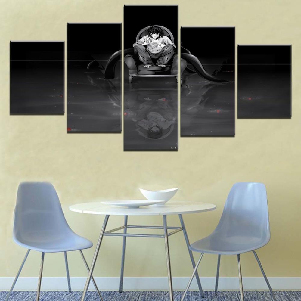 Death Note L Lawliet 3 Anime Canvas Wall Art