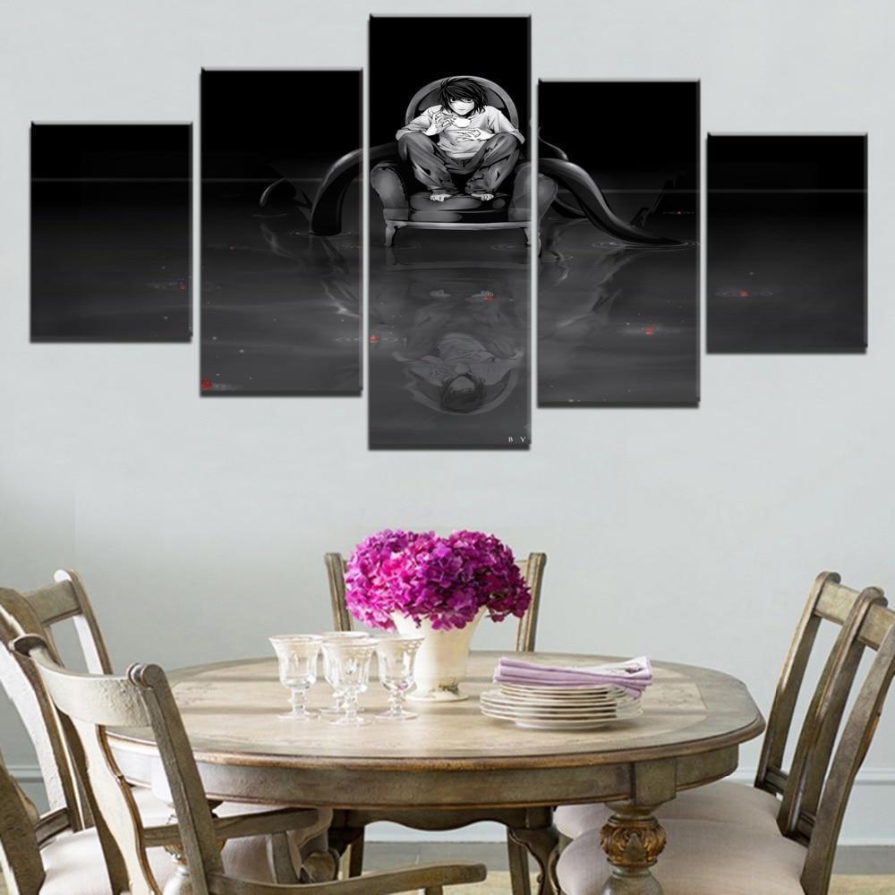 Death Note L Lawliet 3 Anime Canvas Wall Art