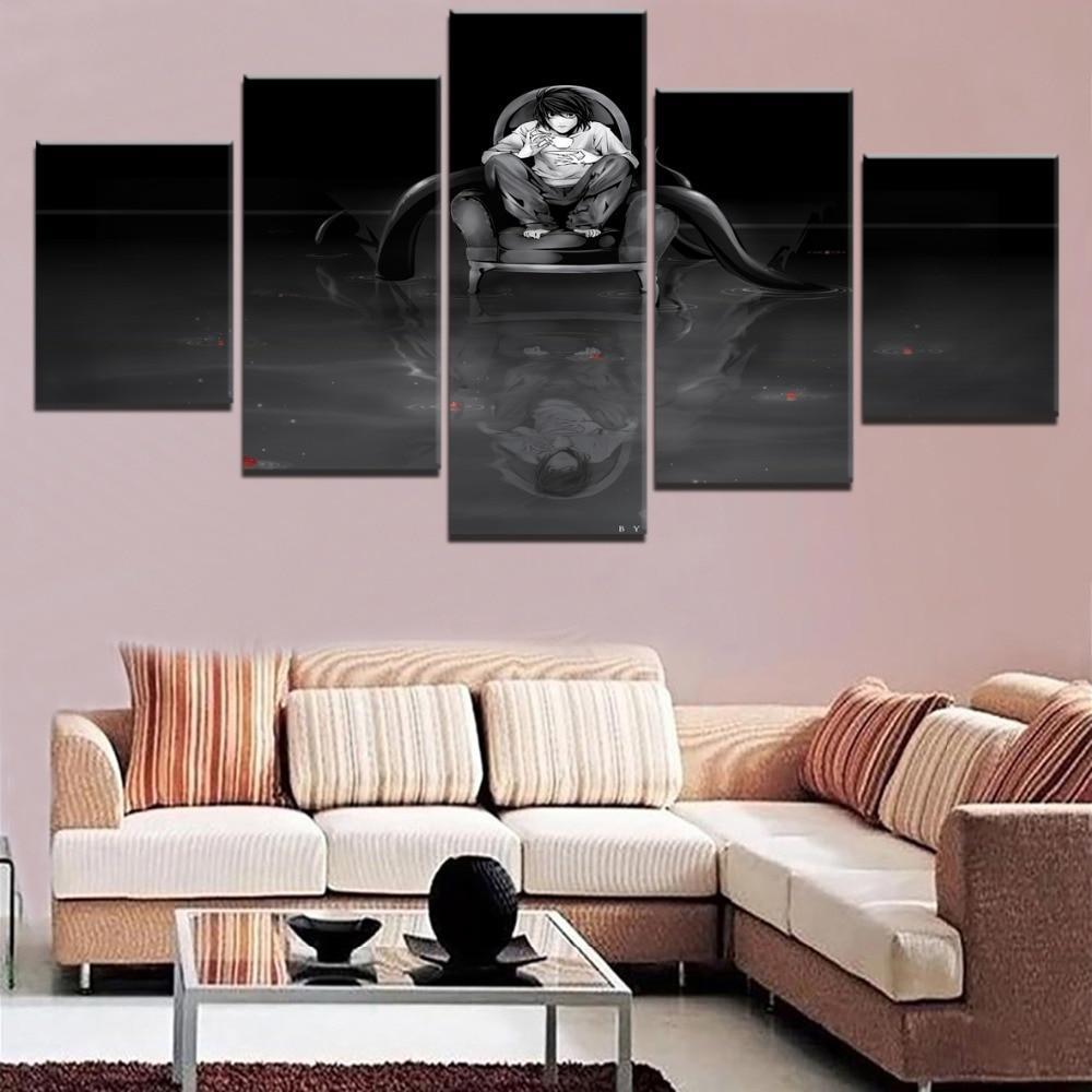 Death Note L Lawliet 3 Anime Canvas Wall Art