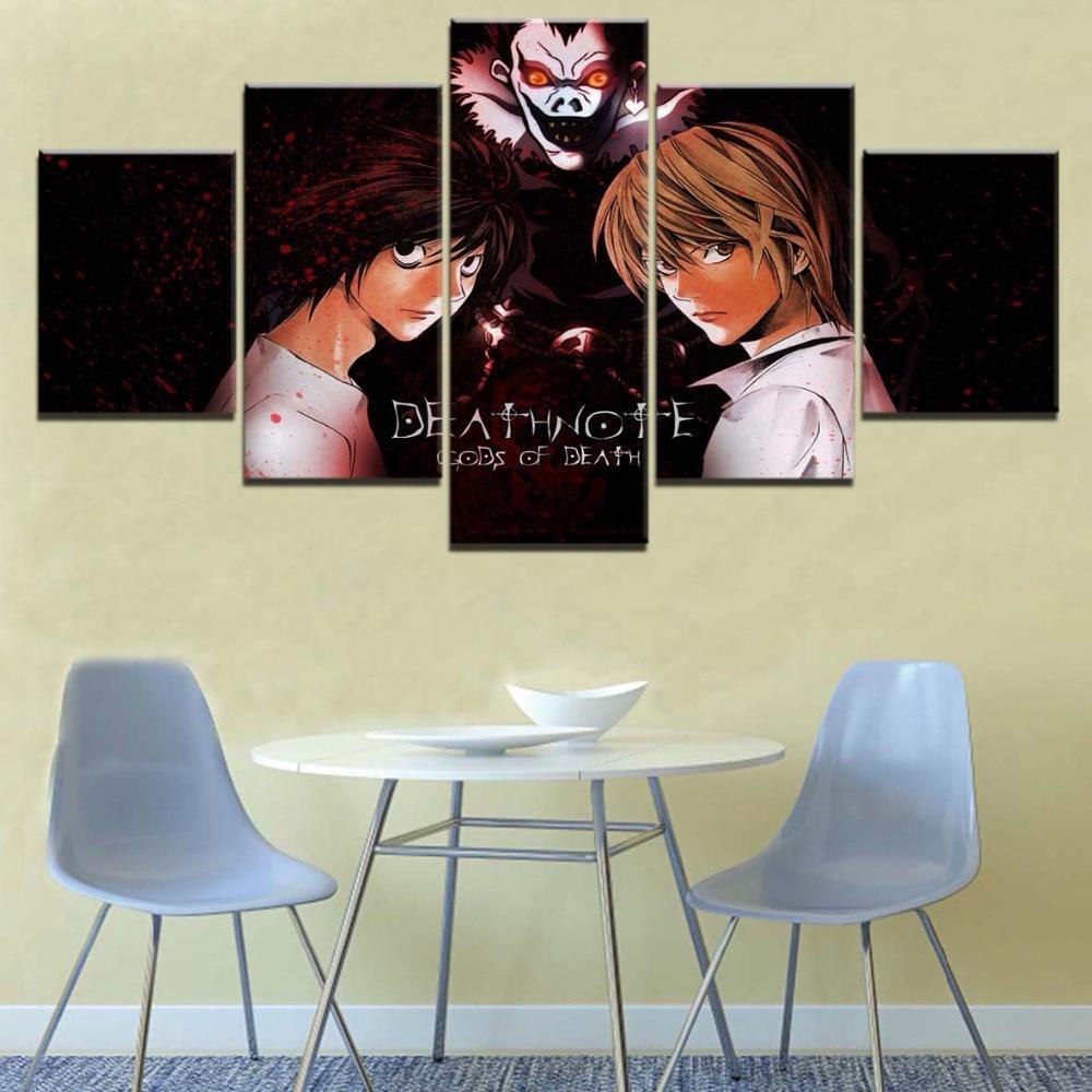 Death Note L Vs. Kira 2 Anime Canvas Wall Art