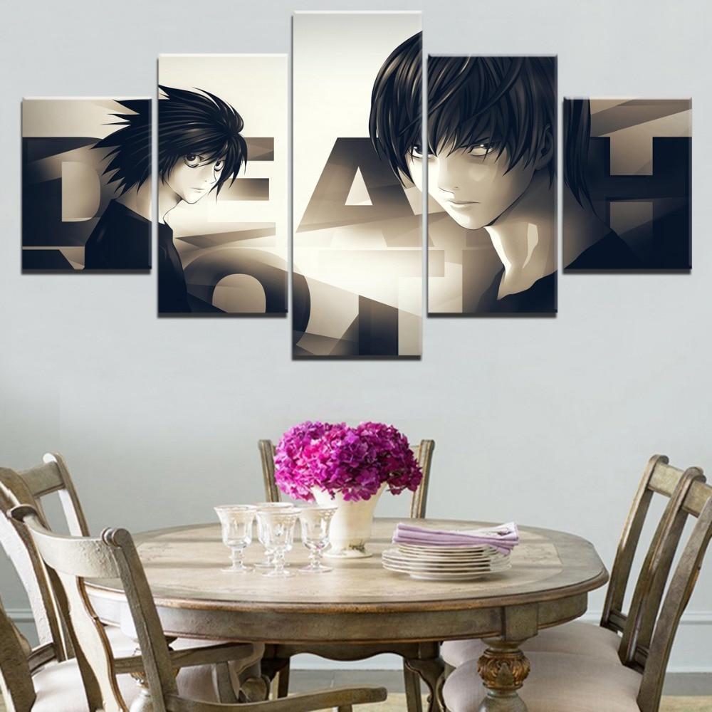 Death Note L Vs. Kira 3 Anime Canvas Wall Art