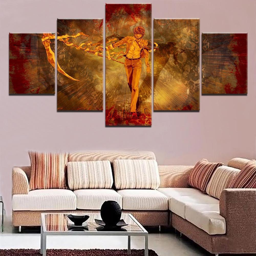 Death Note Light Yagami 'Kira' 1 Anime Canvas Wall Art