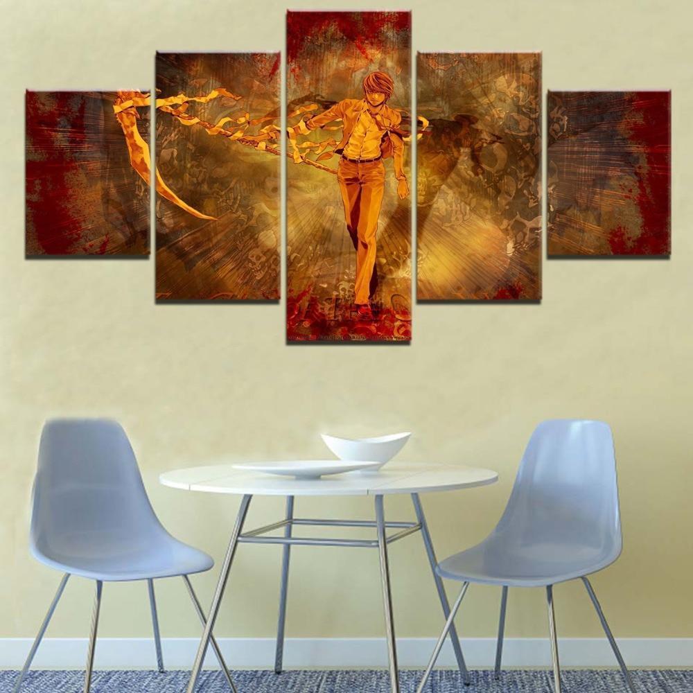 Death Note Light Yagami 'Kira' 1 Anime Canvas Wall Art