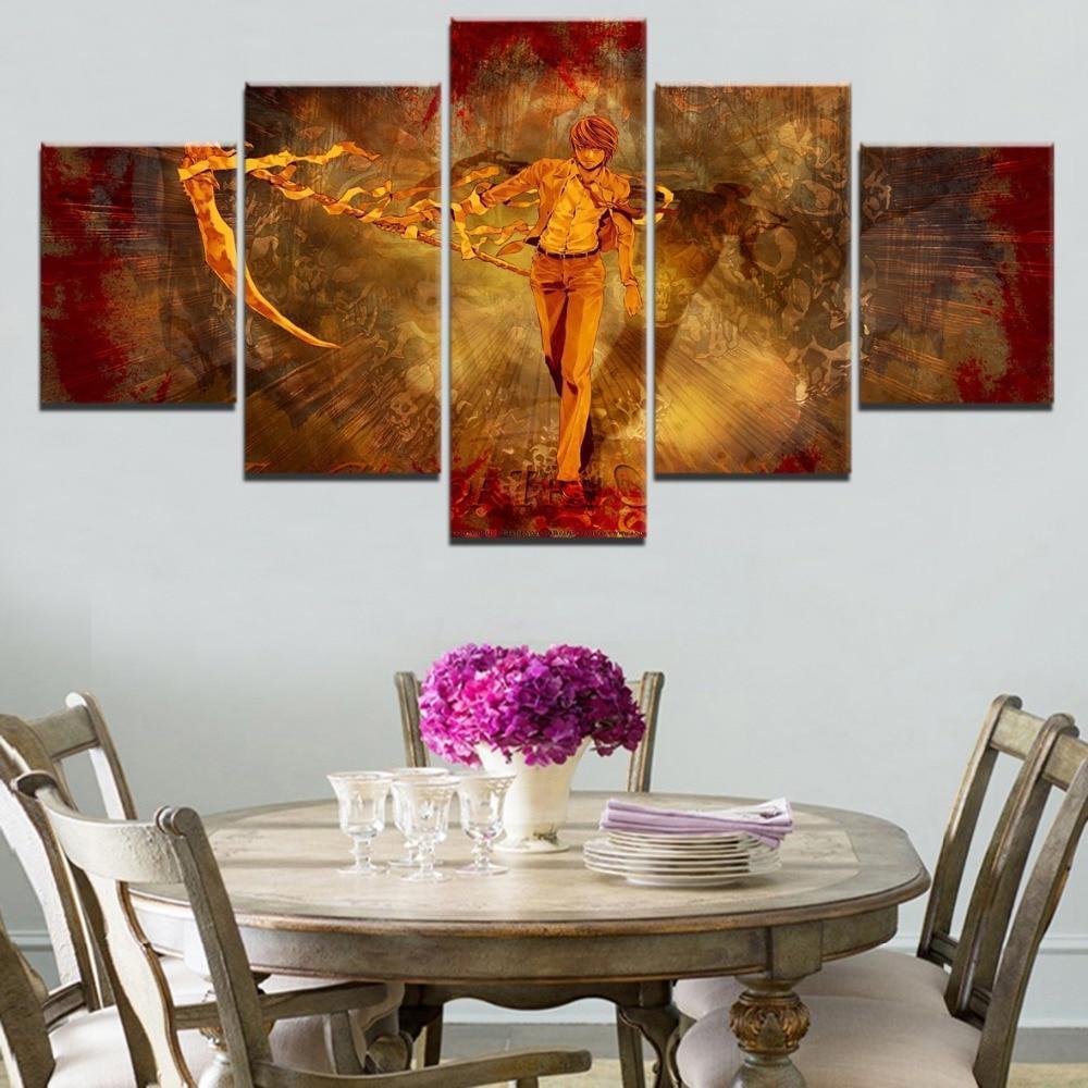 Death Note Light Yagami 'Kira' 1 Anime Canvas Wall Art