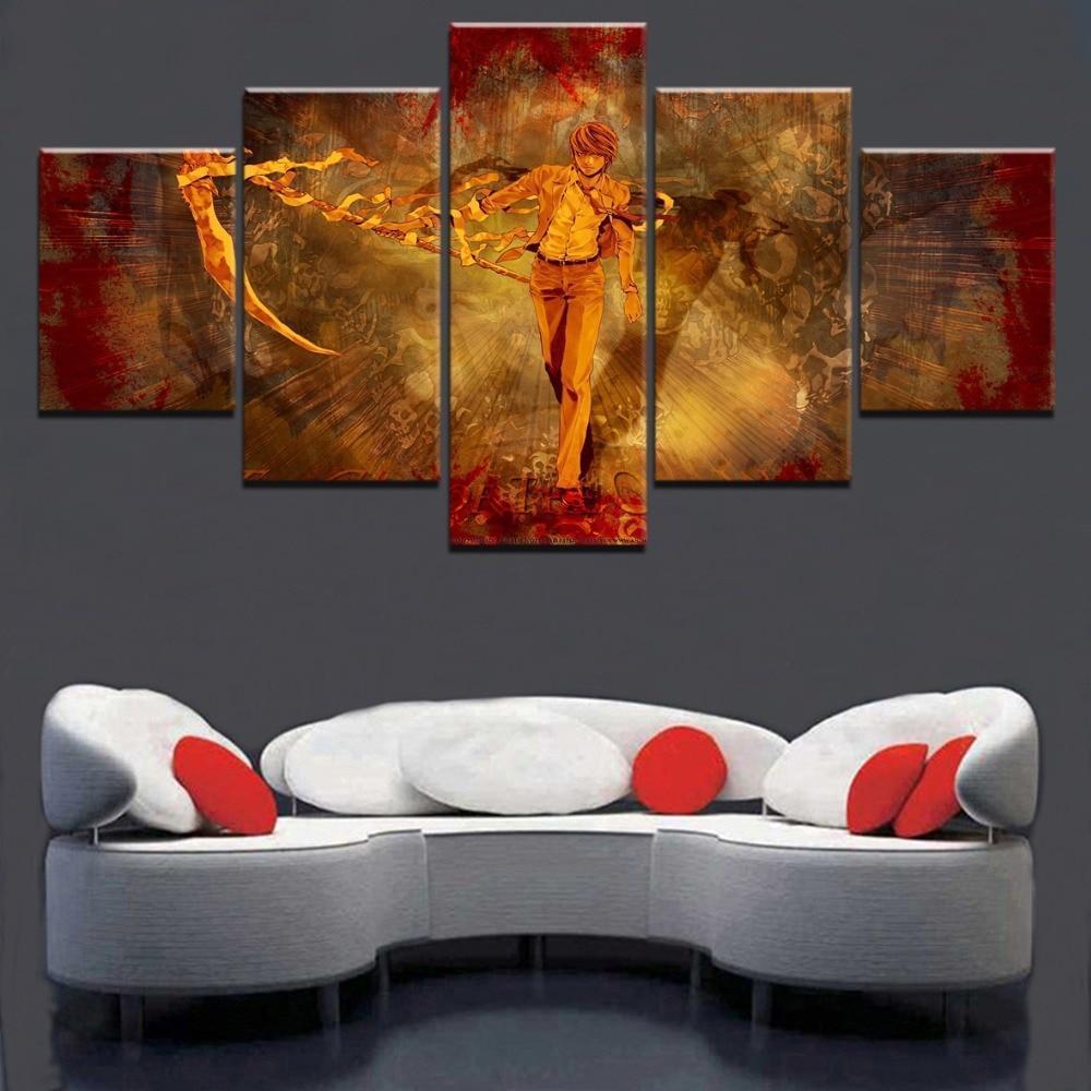 Death Note Light Yagami 'Kira' 1 Anime Canvas Wall Art