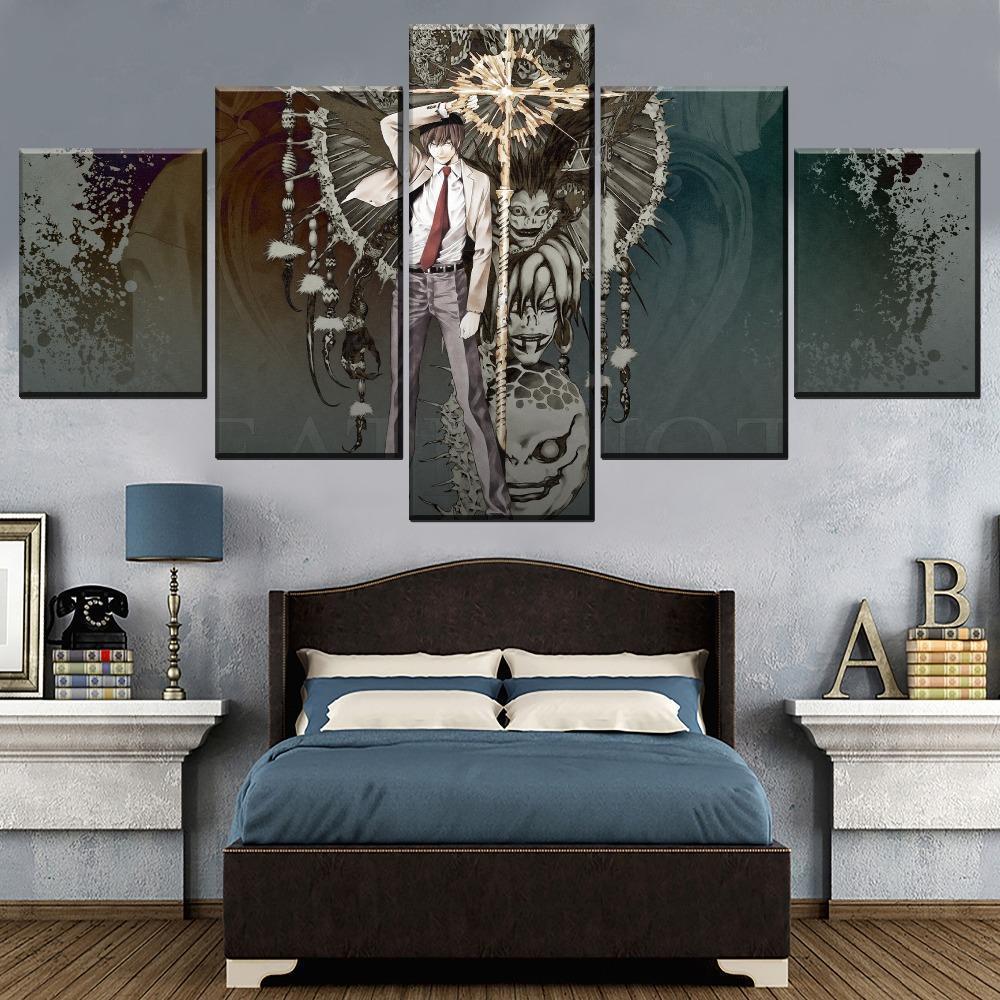 Death Note Light Yagami 'Kira' 19 Anime Canvas Wall Art