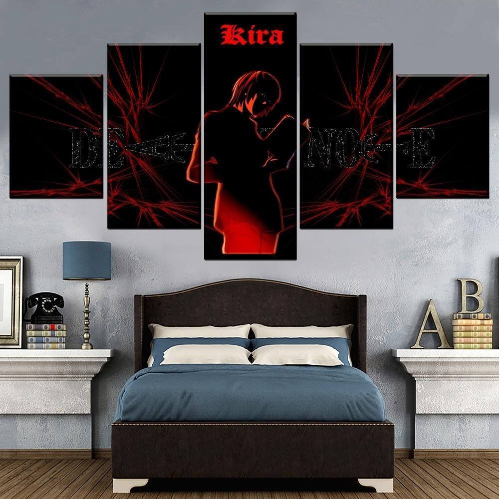 Death Note Light Yagami 'Kira' 2 Anime Canvas Wall Art