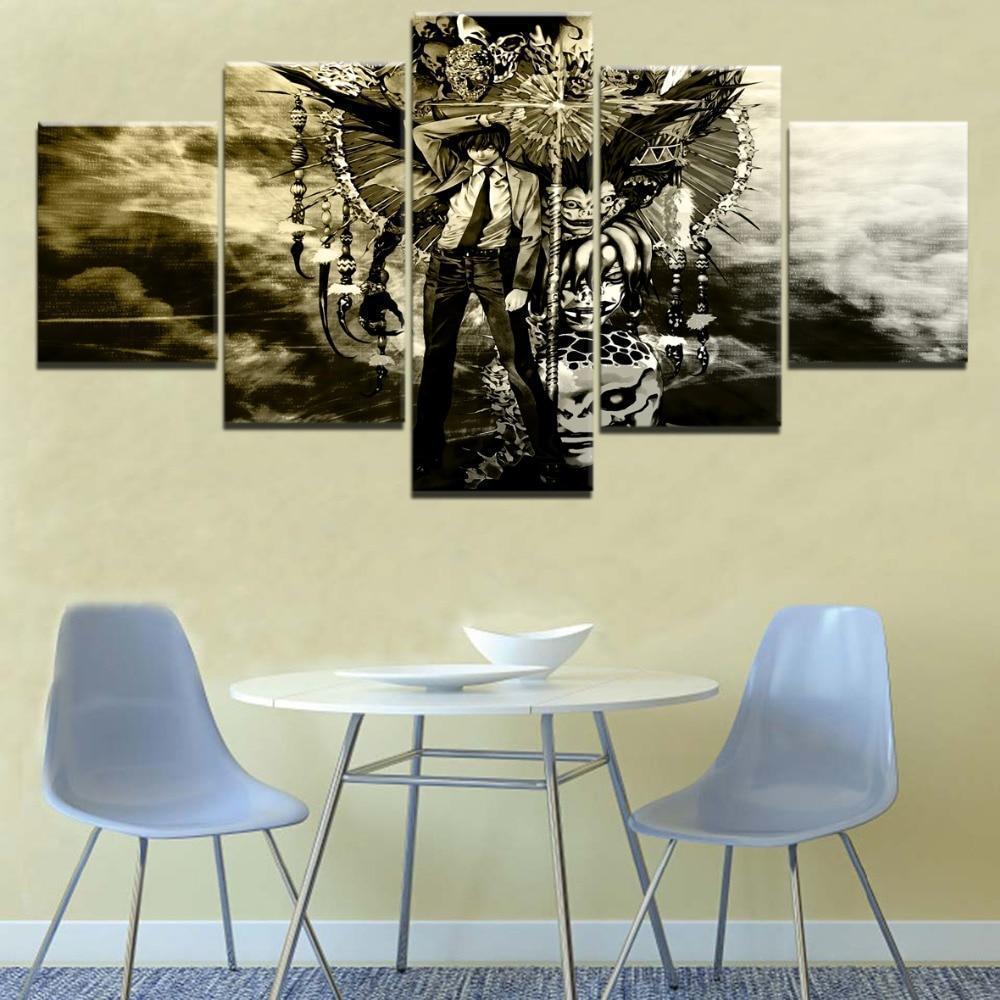 Death Note Light Yagami 'Kira' 3 Anime Canvas Wall Art